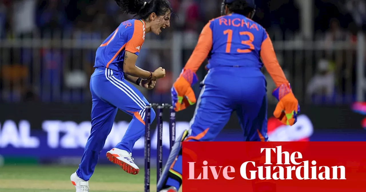 Australia v India: Women’s T20 World Cup 2024