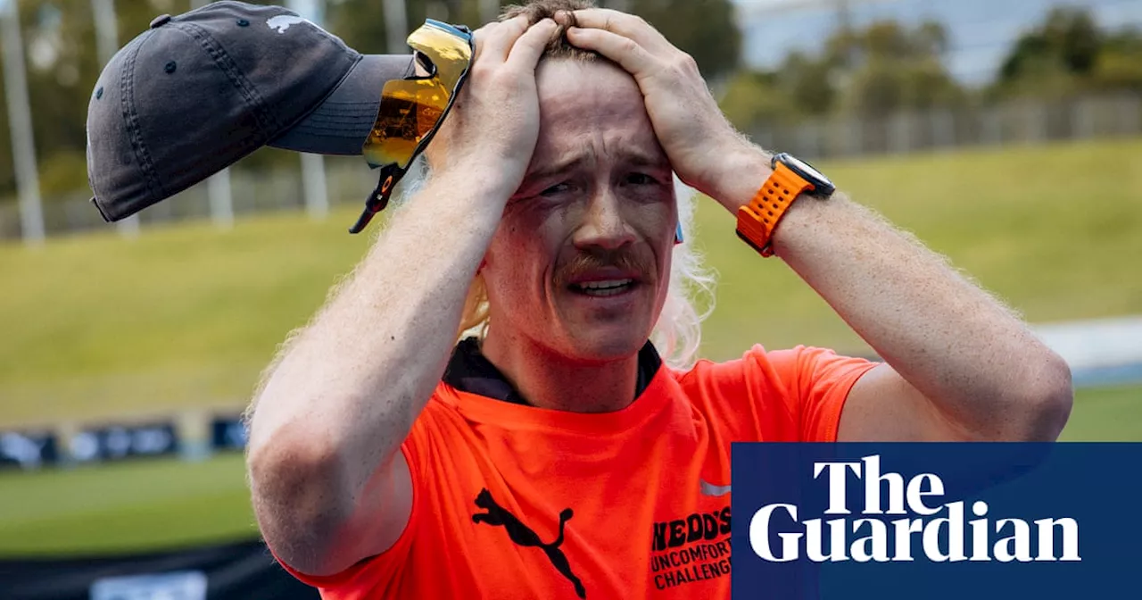 ‘The pain is worthwile’: cult hero Nedd Brockmann defies the agony in 1,000-mile charity run