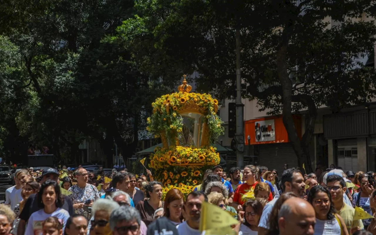 Fiéis exaltam Nossa Senhora em 'Círio de Nazaré carioca' na Zona Sul: 'Me fez sobreviver'