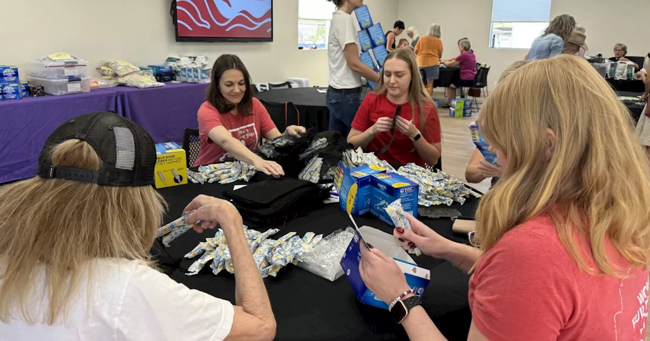 Providing free menstrual products to teens experiencing homelessness