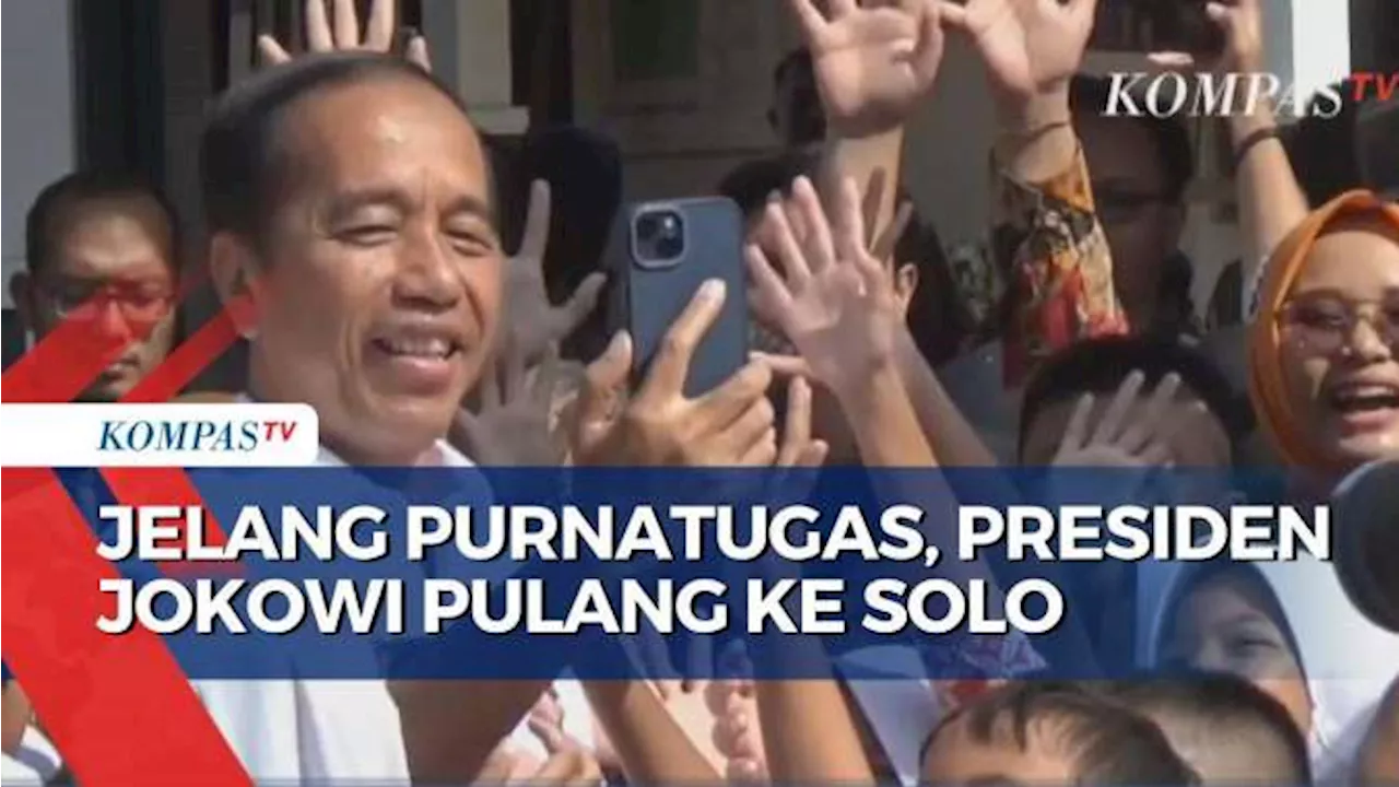 Presiden Jokowi Pulang ke Solo, Kunjungi Sekolah Hingga Bagi-Bagi Sembako ke Warga