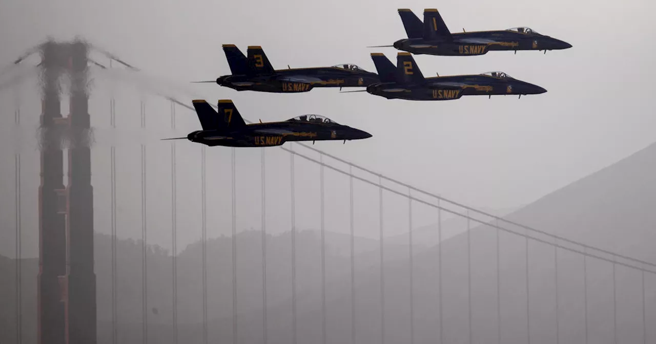 Residents of San Francisco's Marina District react to the sounds, crowds from Fleet Week