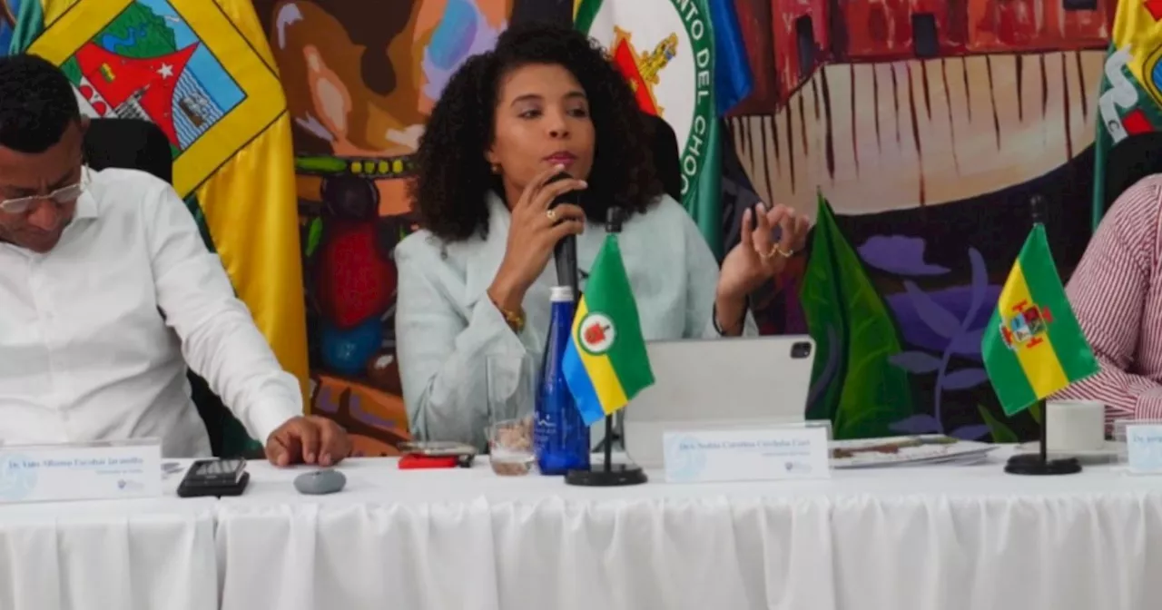 Gobernadora del Chocó reafirma su apoyo al Acuerdo Nacional