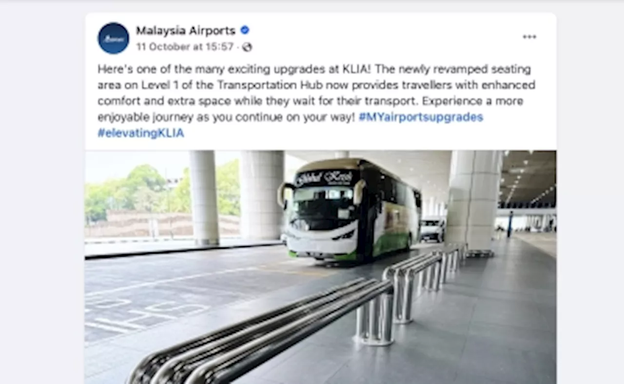 Malaysians unimpressed by Malaysia Airports ‘exciting upgrades’ to outdoor seating