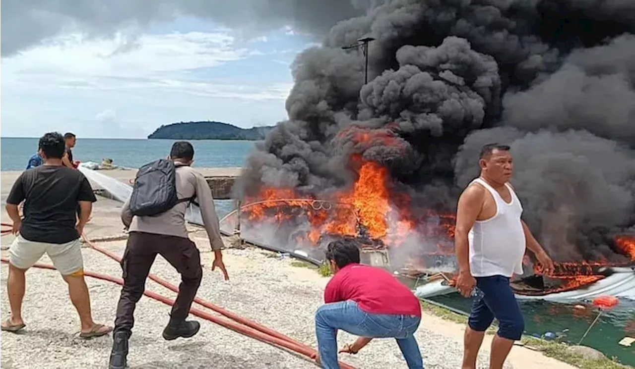 9 Orang Diperiksa dalam Kasus Terbakarnya Speedboat Cagub Maluku Utara Benny Laos