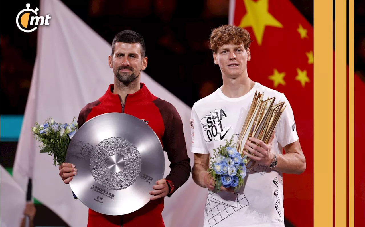 Novak Djokovic se queda sin título 100 tras perder ante Sinner en Final de Shanghái