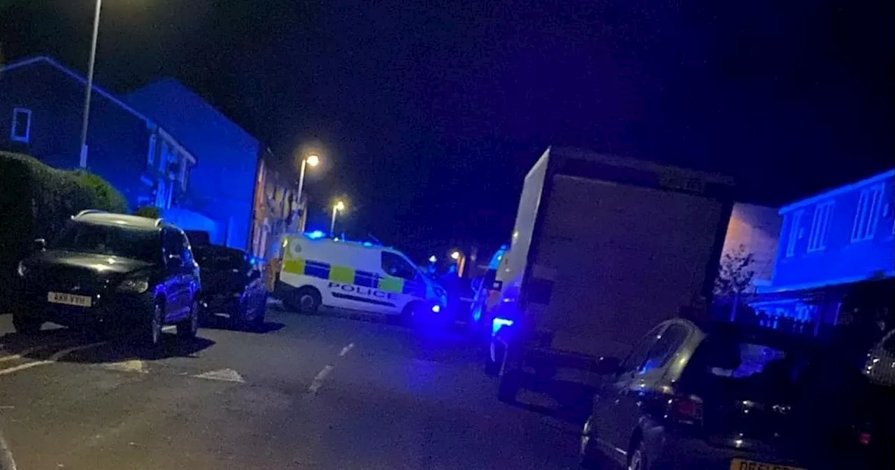 Police descend on street after man attacked with investigation underway