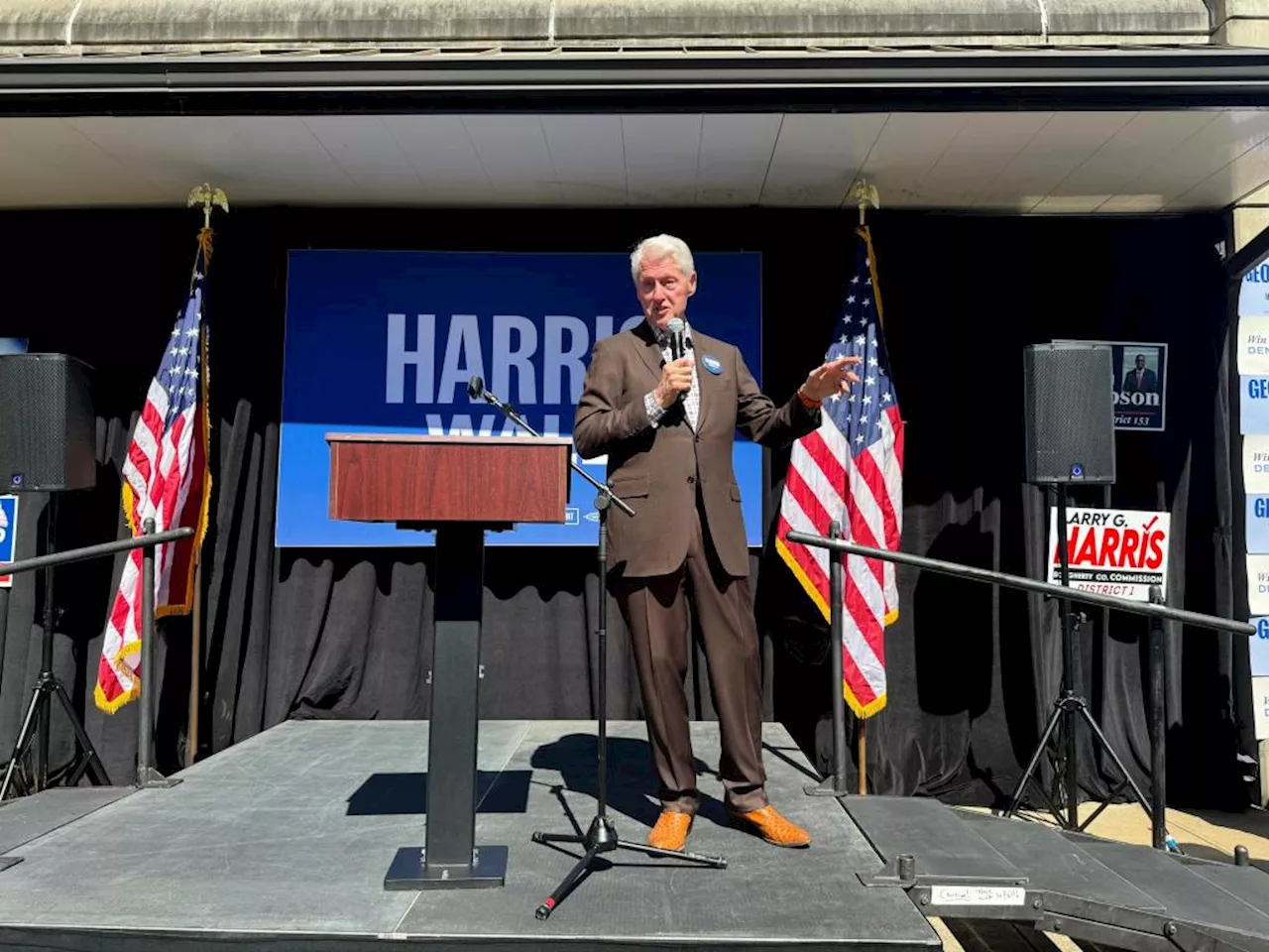 Former President Bill Clinton travels to Georgia to rally rural Black voters to the polls