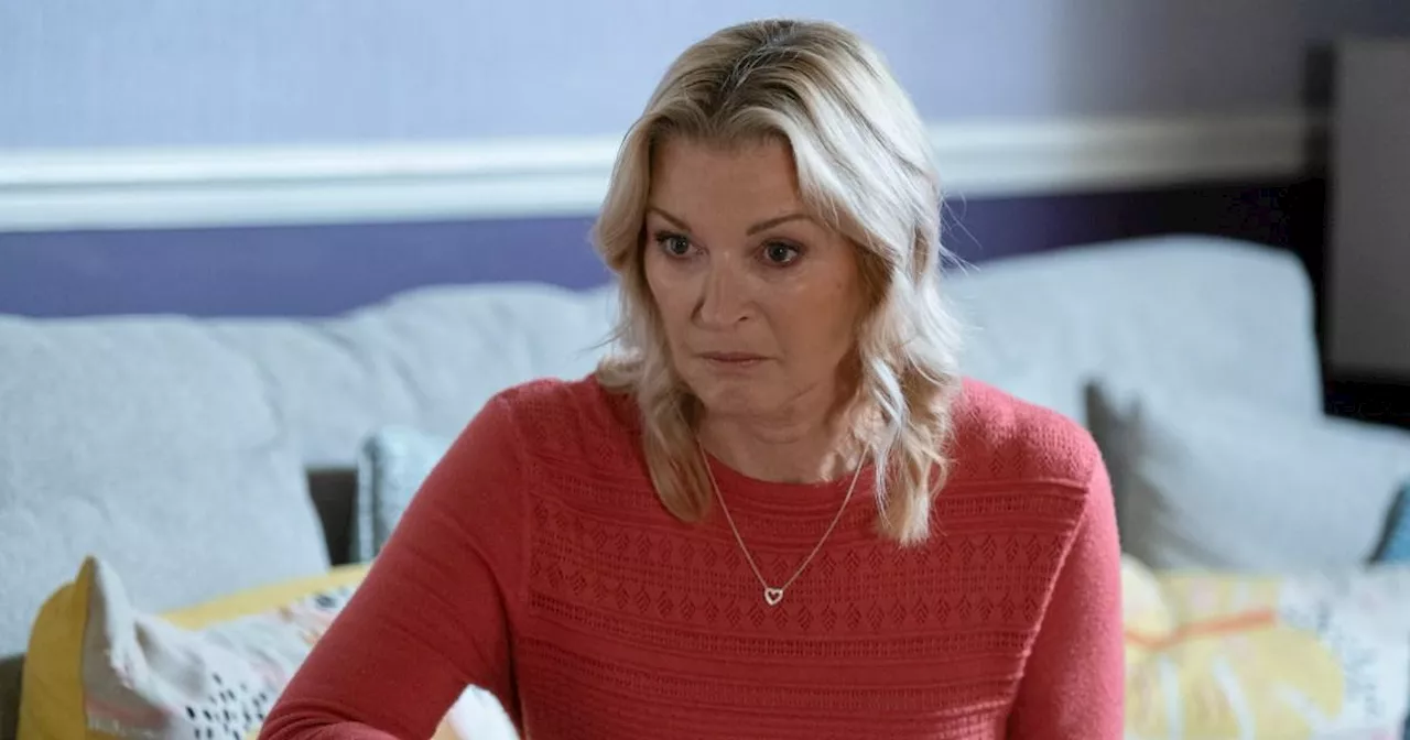 Kathy fears downfall in EastEnders as villain returns to the lives of the Six