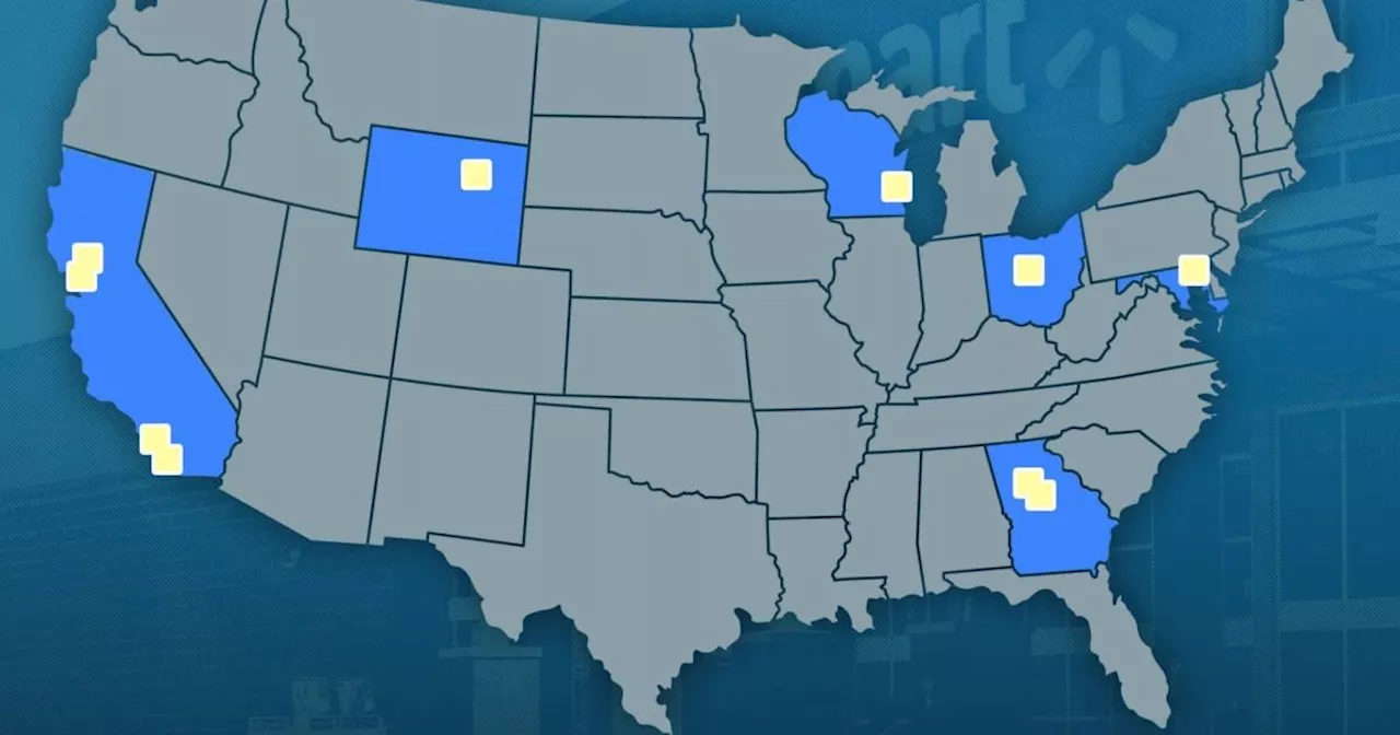 Map shows full list of 11 Walmart stores closed in 2024