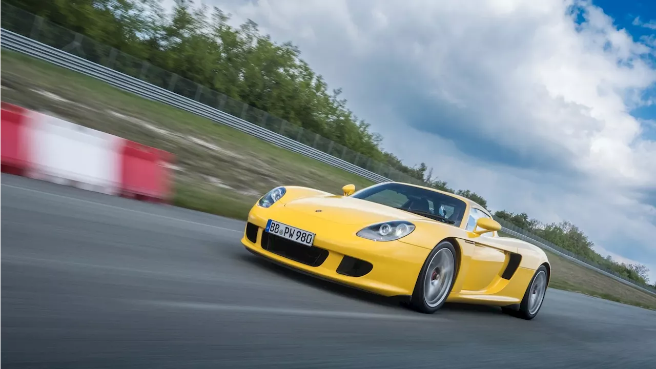 Porsche and Michelin developed new tires for the Carrera GT