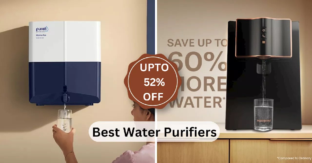 इन Water Purifiers पानी की अशुद्धियां होंगी दूर, Amazon Diwali Sale पर कीमत सुनकर खरीदने के लिए हो जाएंगे मजबूर