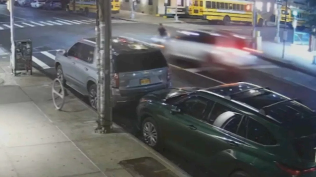 Speeding red light driver sends Brooklyn man in crosswalk flying to his death