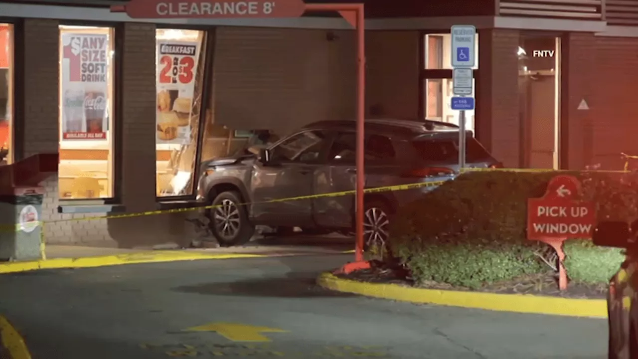 Wild carjacking spree from NYC to NJ ends in Wendy's crash, knife fight: police