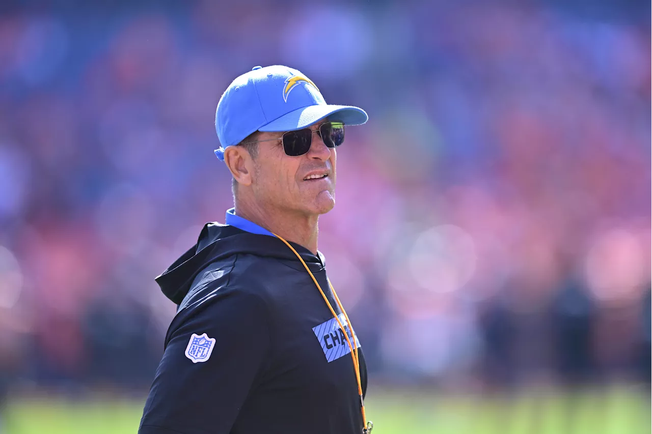 Chargers HC Jim Harbaugh Leaves Game vs Broncos After Dealing With Apparent Illness