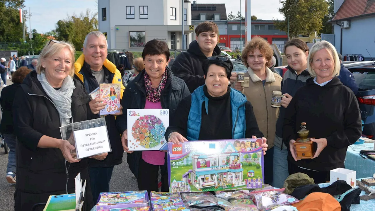 1.000 Euro Spenden durch Traismaurer Flohmarkt