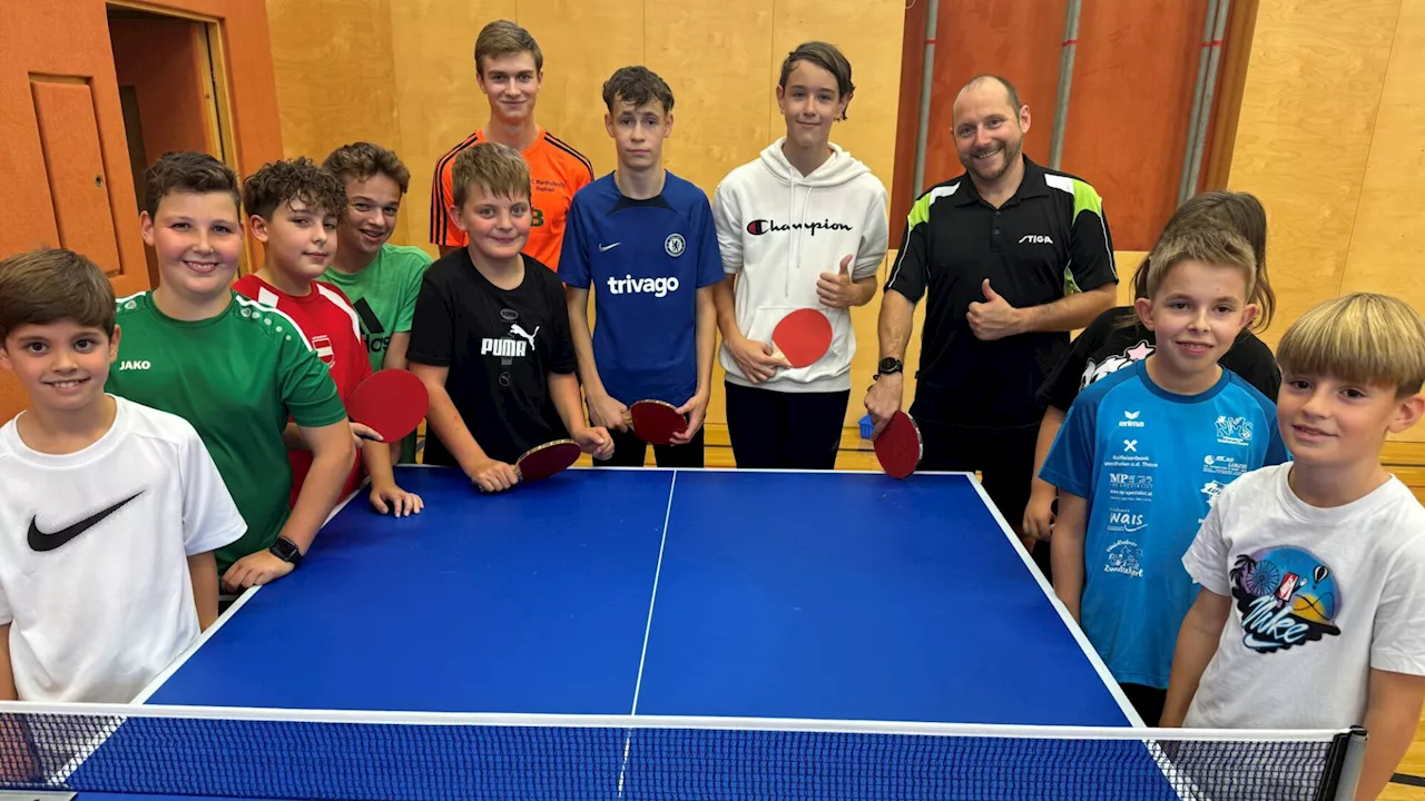 Kooperation mit Tischtennisverein gestartet