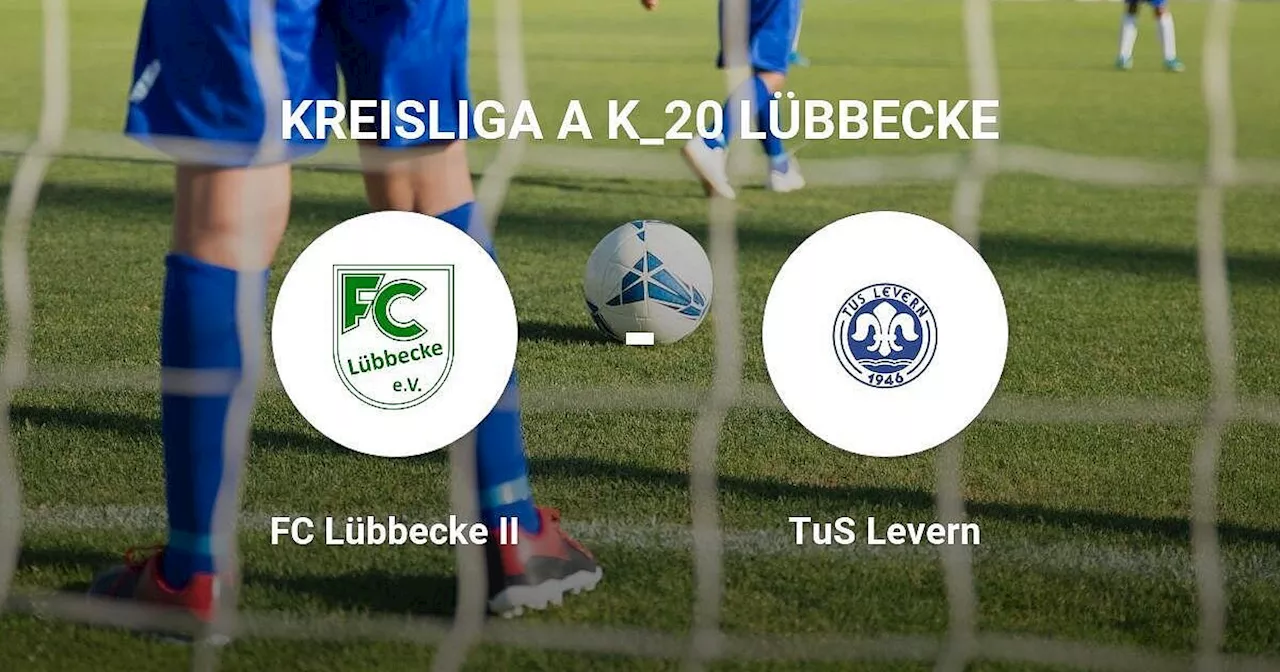 Remis im Duell zwischen dem FC Lübbecke II und dem TuS Levern