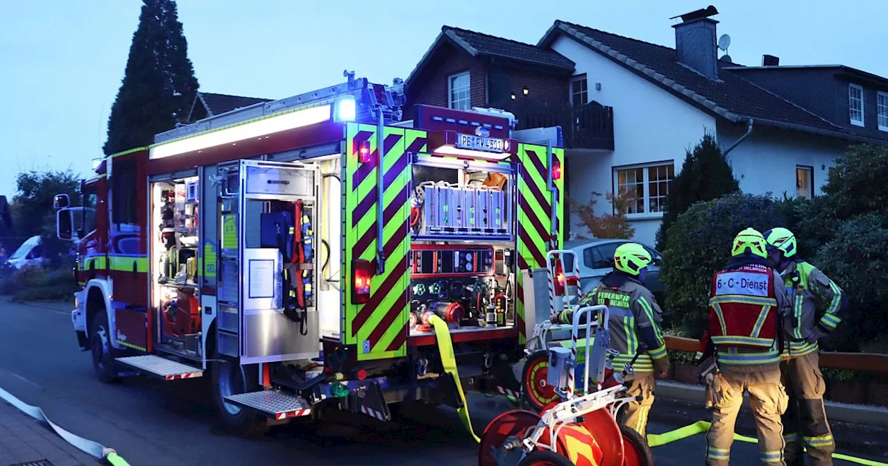 Verpuffung der Heizung sorgt in Delbrück für Feuerwehreinsatz