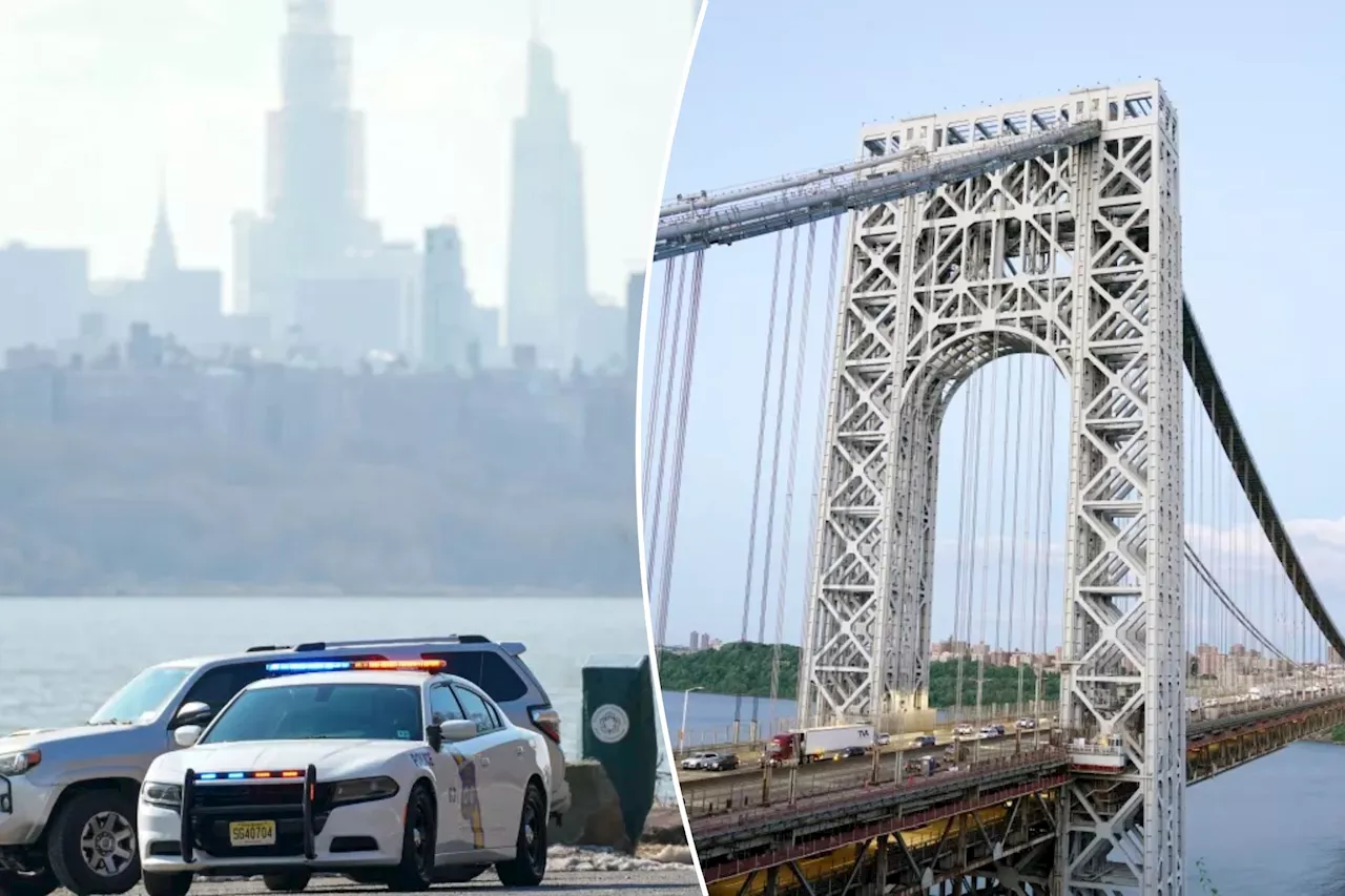 Port Authority cop slashed by madman who tried to steal squad car on George Washington Bridge: police