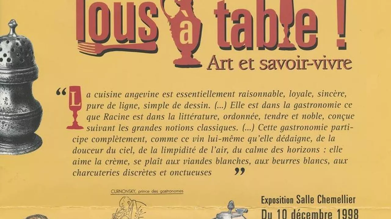 Des banquets à Angers depuis le XVIIe siècle