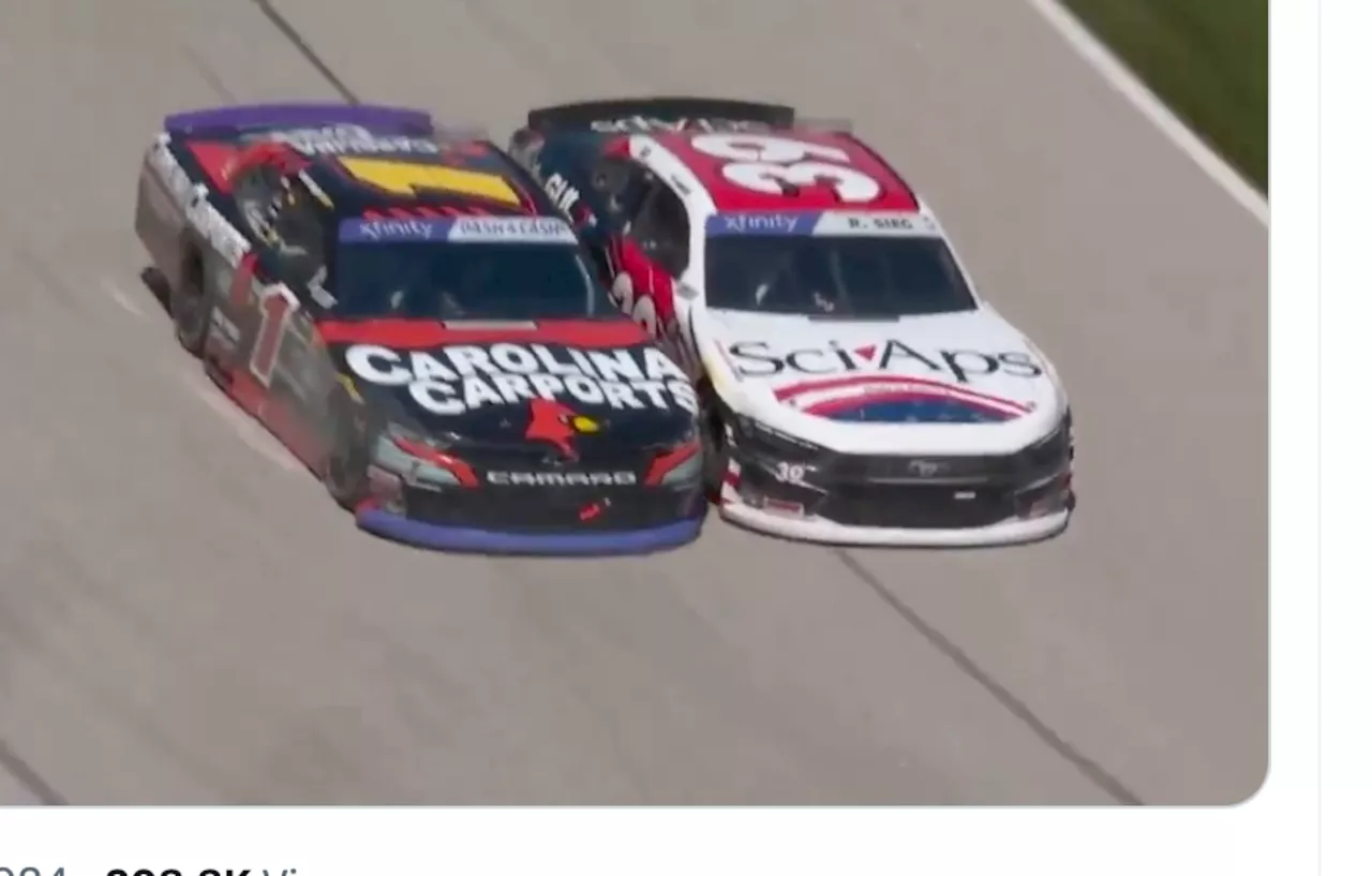 NASCAR’s late caution call upends Xfinity Series race as Sam Mayer wins at Charlotte