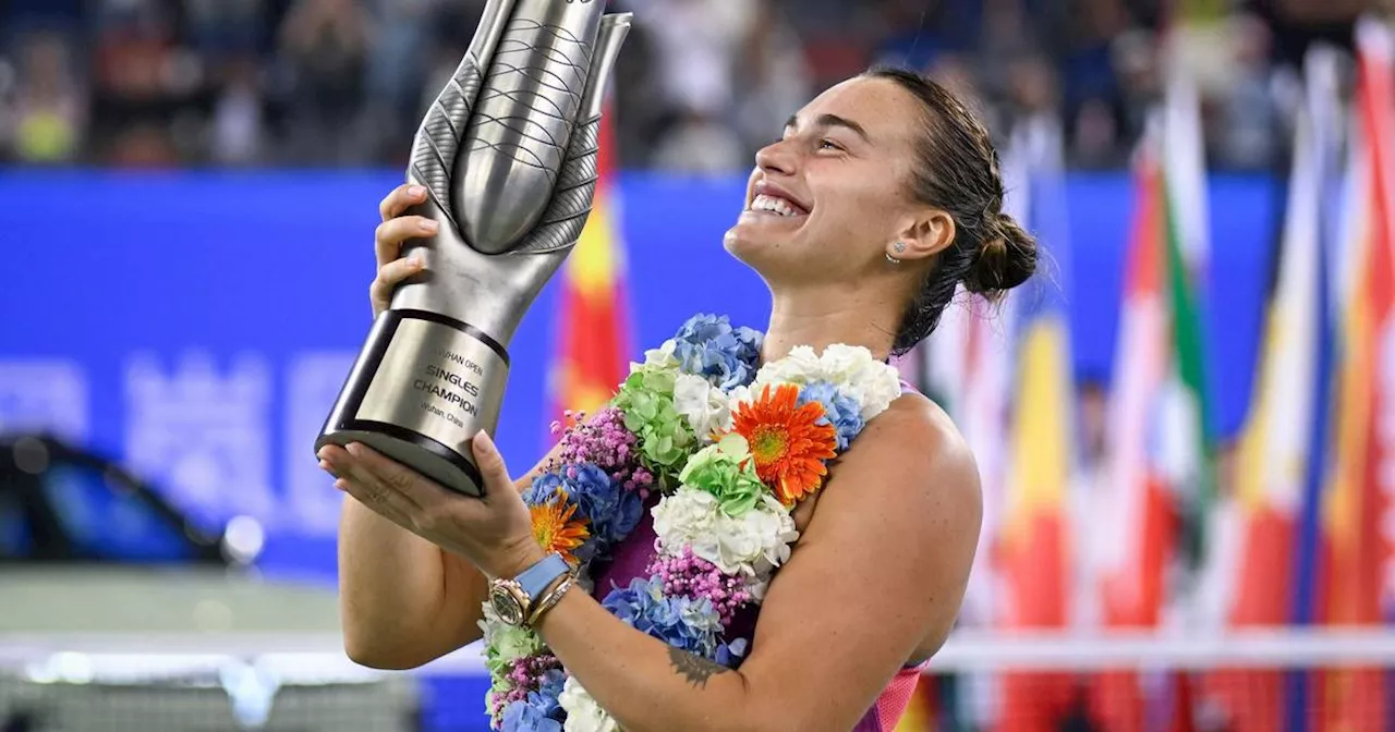 Triumph in Wuhan: Aryna Sabalenka hat die Nummer 1 im Blick