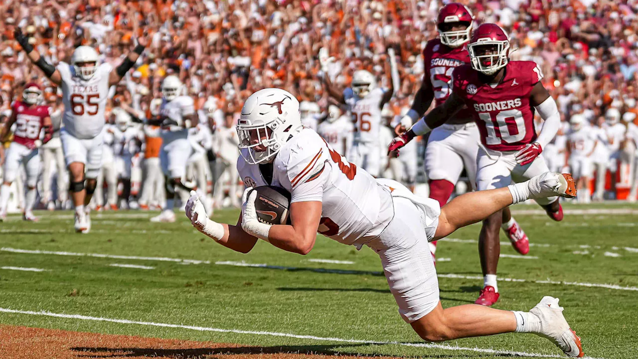 Longhorns TE Gunnar Helm Dominates Red River Rivalry For Second-Straight Season