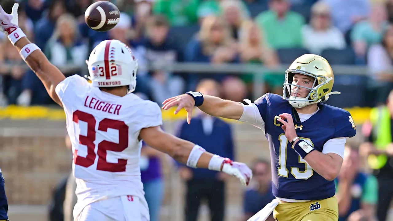 Notre Dame's Passing Offense Takes Next Step in Stanford Blowout