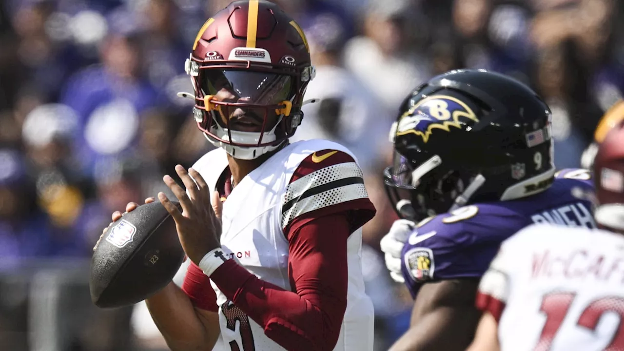 Washington Commanders win streak ends as Ravens claim ‘Battle of the Beltway'