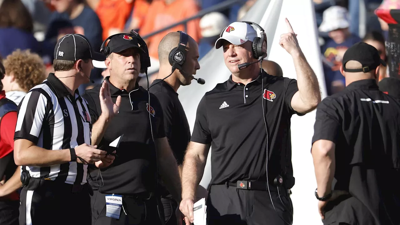 What Jeff Brohm Said After Louisville Football's 24-20 Win at Virginia