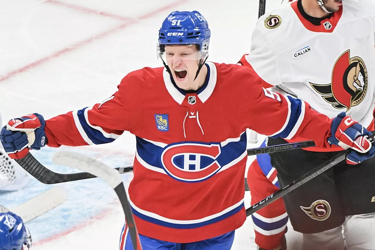 Caufield scores twice, Canadiens beat Senators 4-1