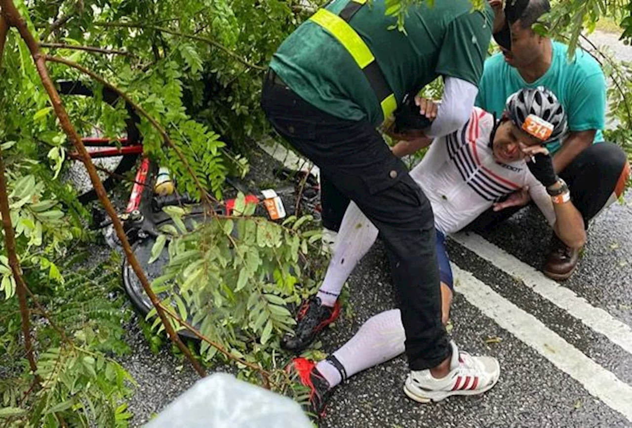 Injured, determined Syed Saddiq completes Ironman Malaysia