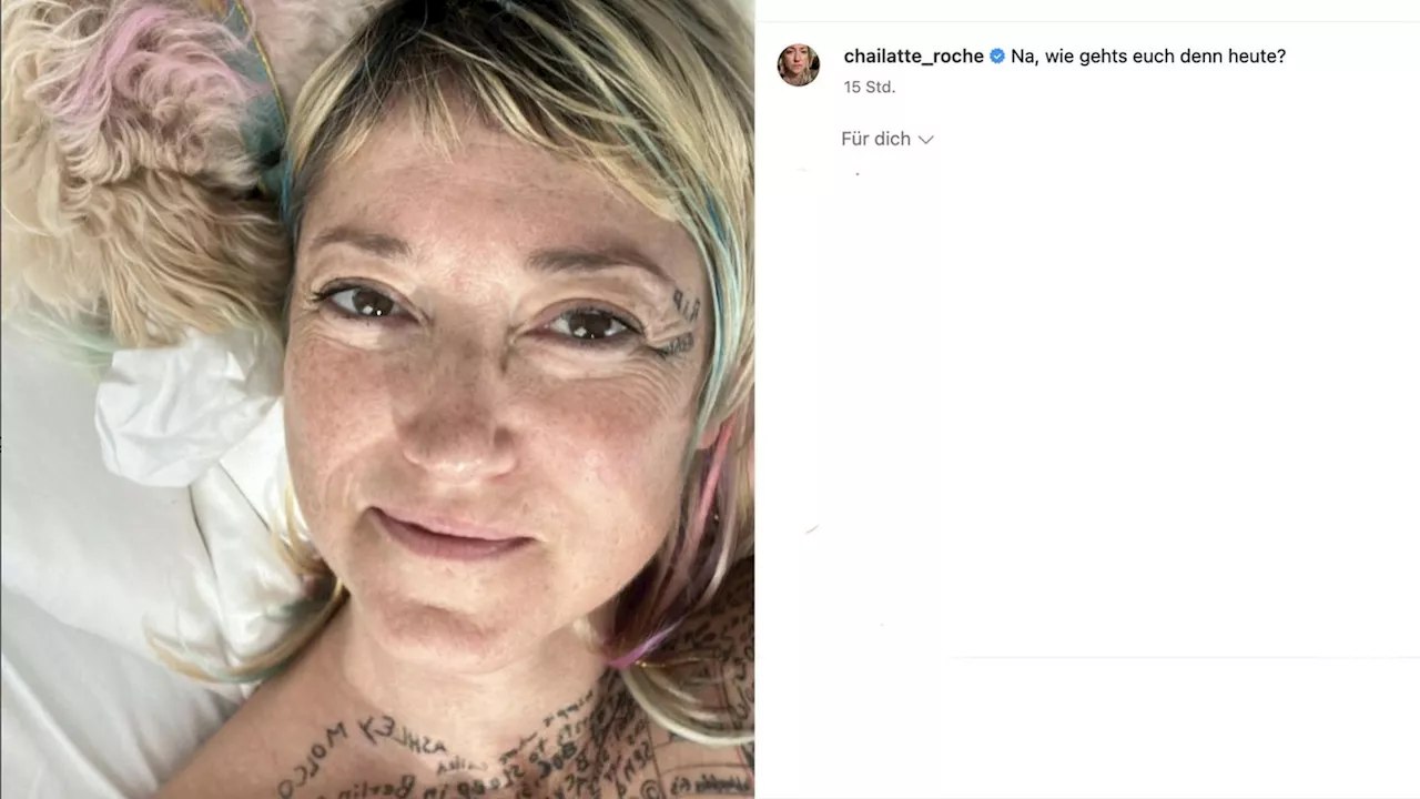 Charlotte Roche nach vierjähriger Pause bei Instagram zurück