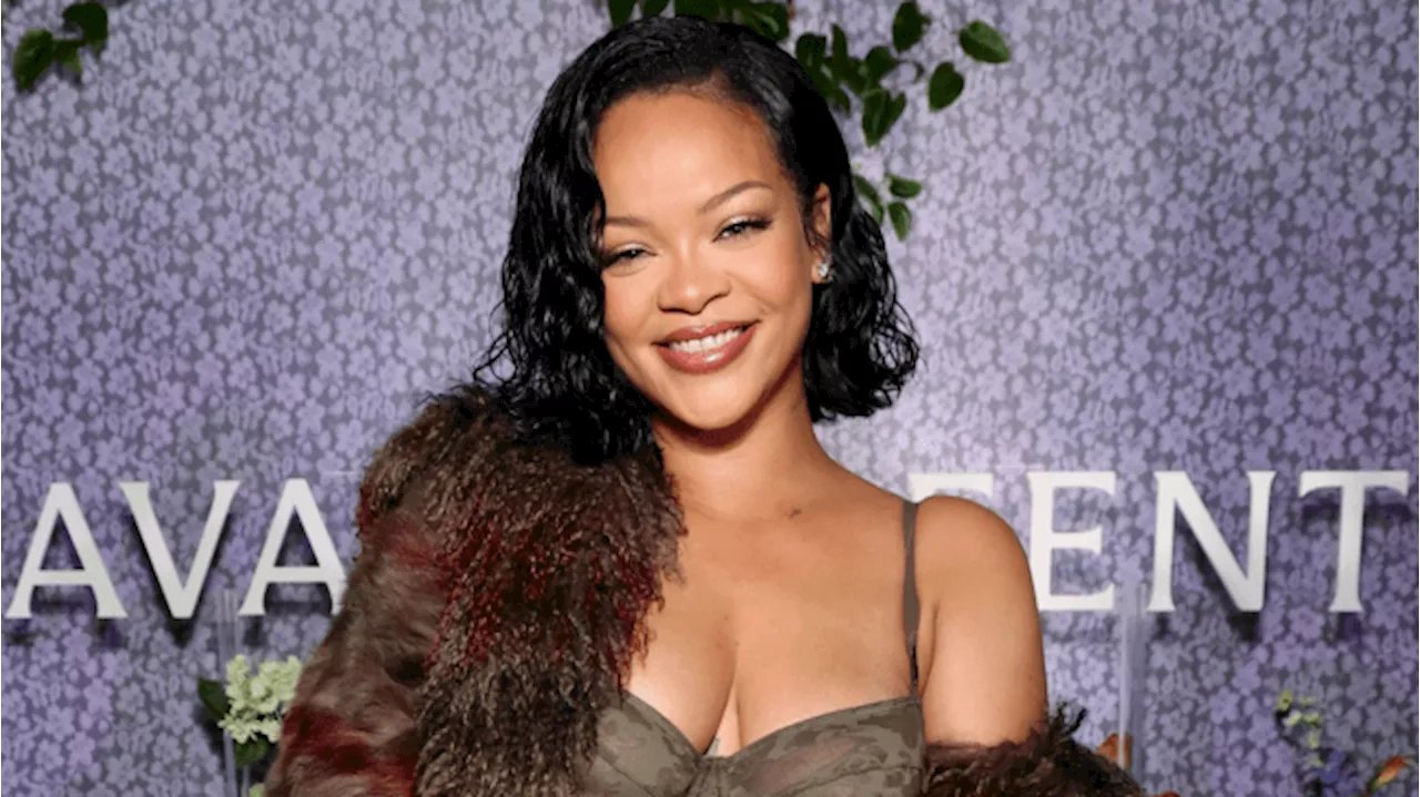 Rihanna Styled Lingerie With a Giant Fur Coat & We're Here For It