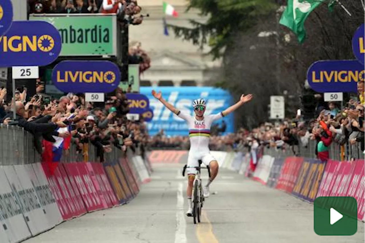 Ciclismo: Pogacar inarrestabile domina anche Il Lombardia