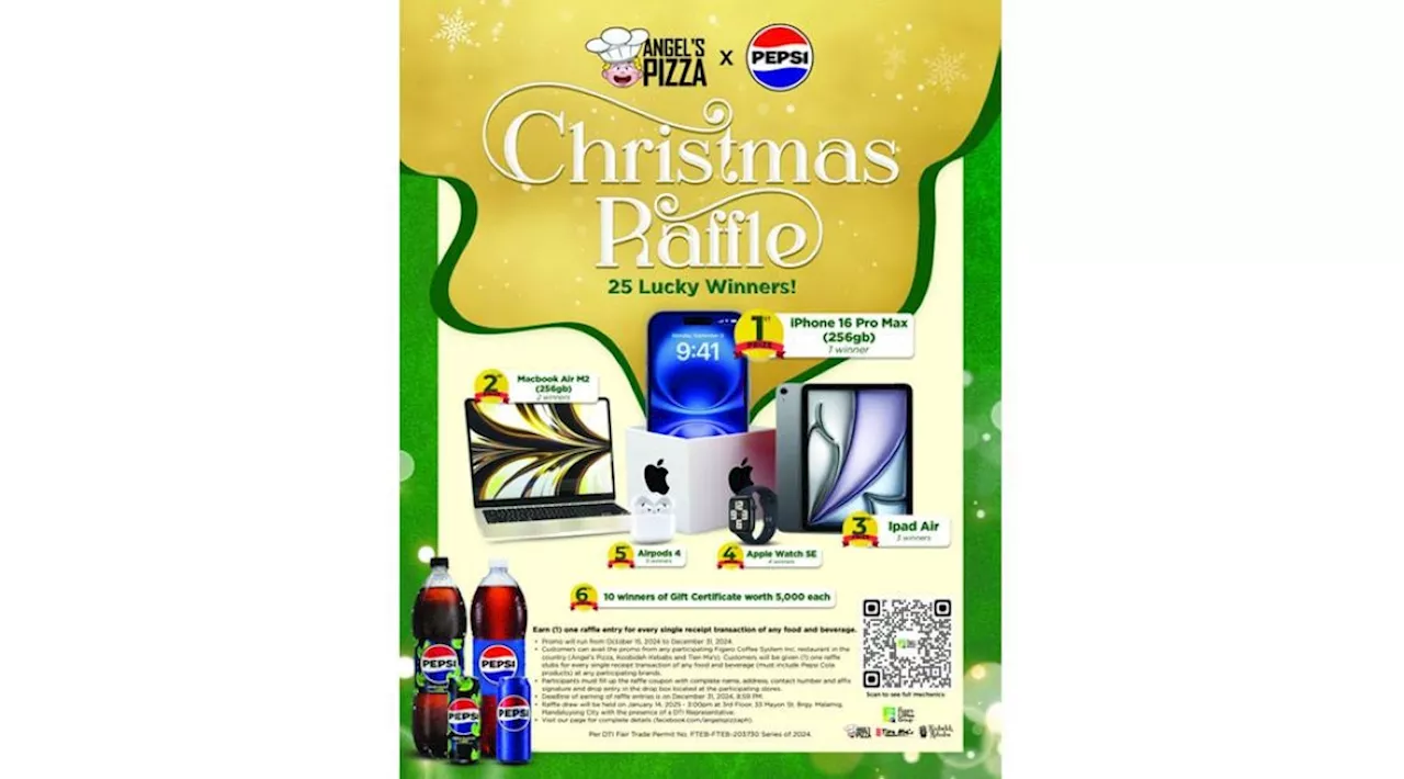 Figaro, Pepsi collaborate for Christmas raffle promo