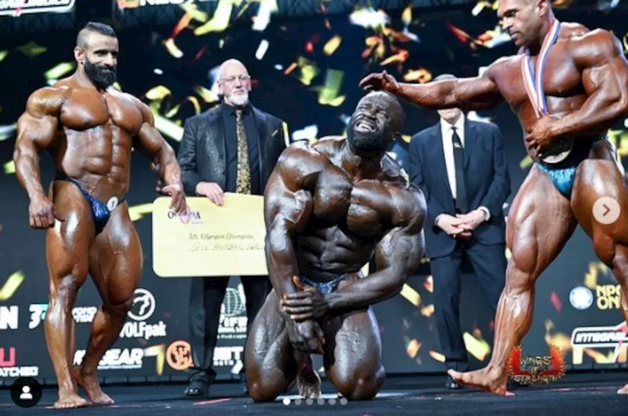 Samson Dauda flexes his way to 2024 Mr Olympia title South Africa