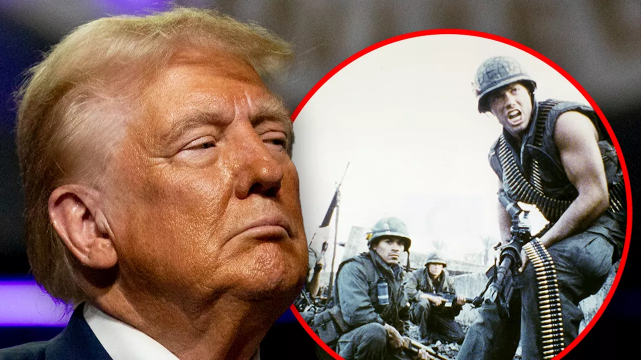 Donald Trump Plays Anti-LGBTQ+ Military Video, Full Of 'Full Metal Jacket' Clips