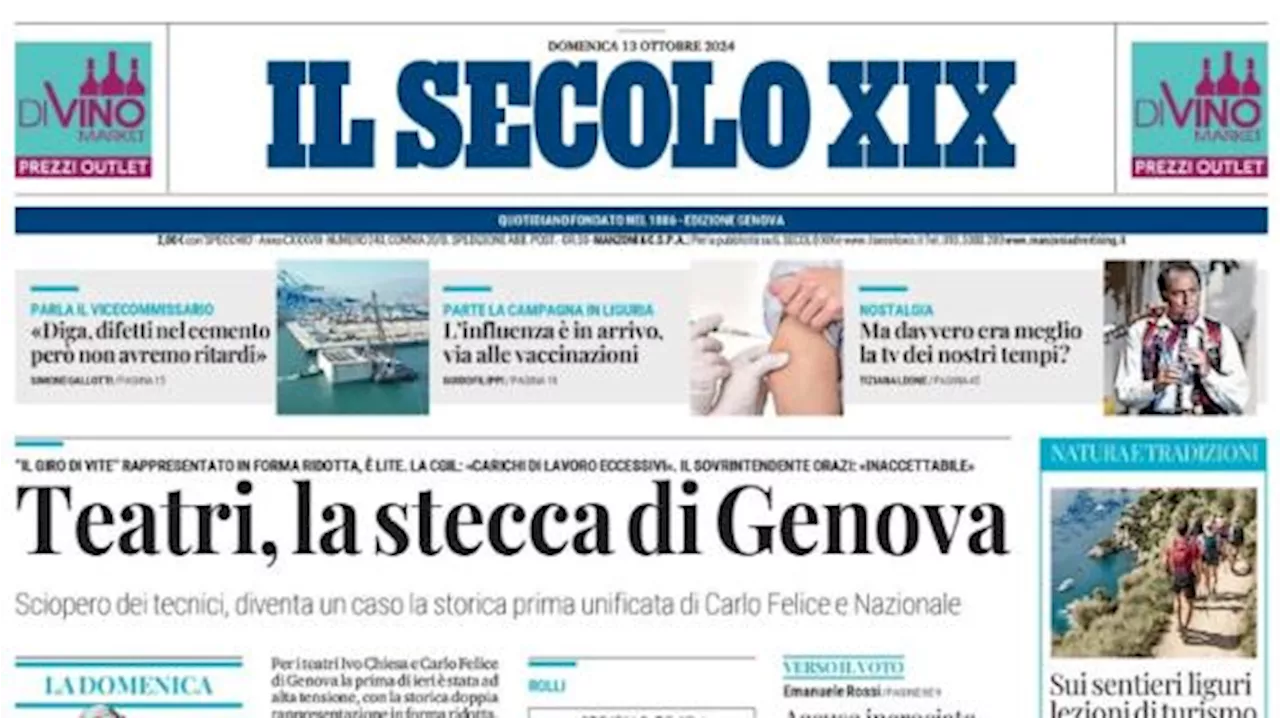 Il Secolo XIX titola: 'Pereiro al Genoa, Gilardino spinge per Balotelli