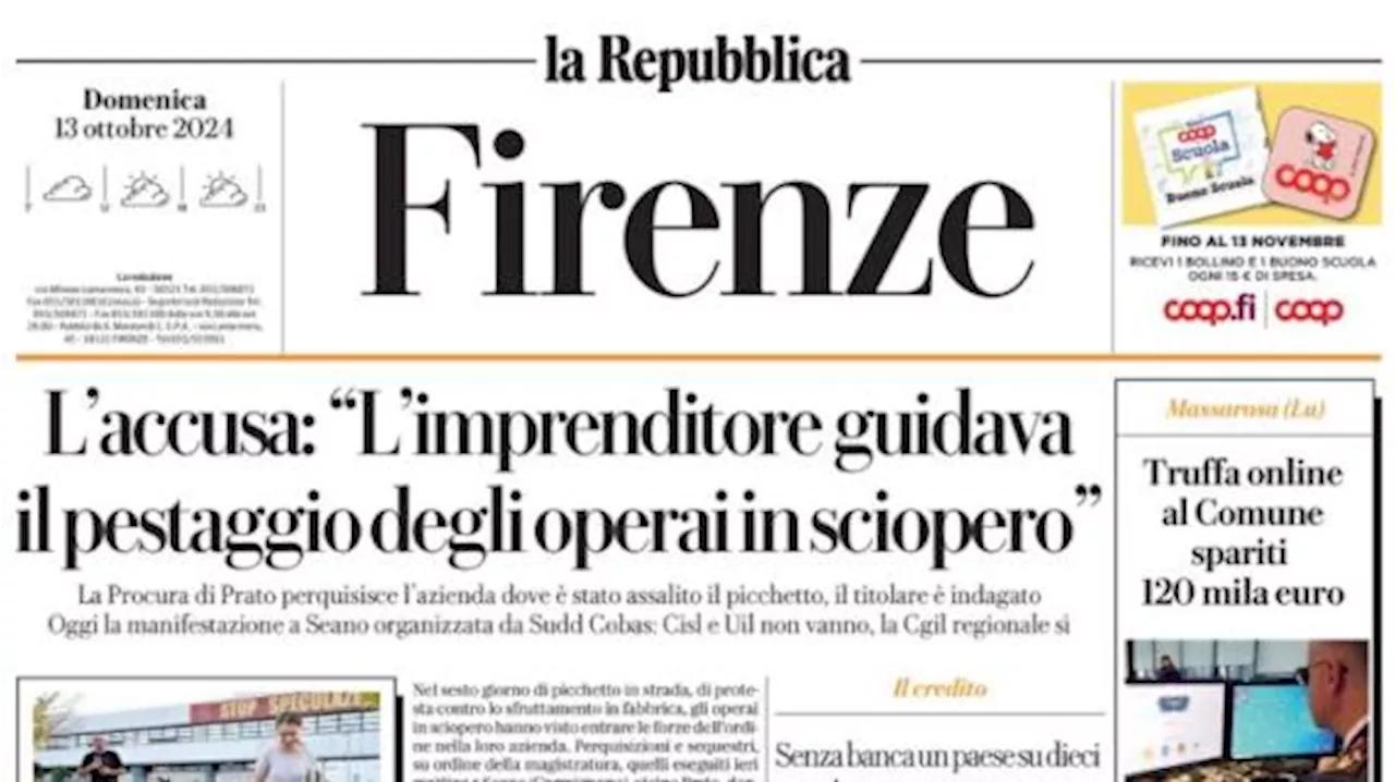 La Repubblica-Firenze: 'Franchi, l'assist del ministro: 'Firenze merita gli Europei''