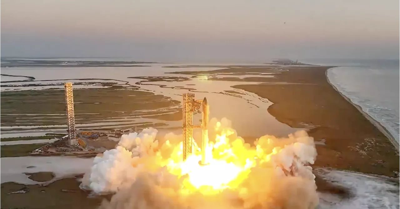 SpaceX’s Starship test completes with a remarkable ‘chopstick’ booster catch