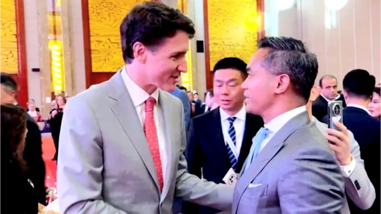 Canadian PM Trudeau Met Anindya Bakrie at APEC BAC in Peru