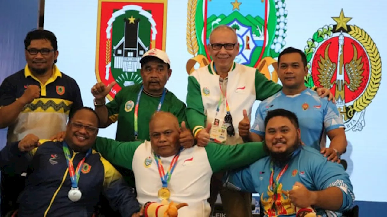 Kontingen Sumut Finis Lima Besar Peparnas 2024, Kantongi 28 Medali Emas