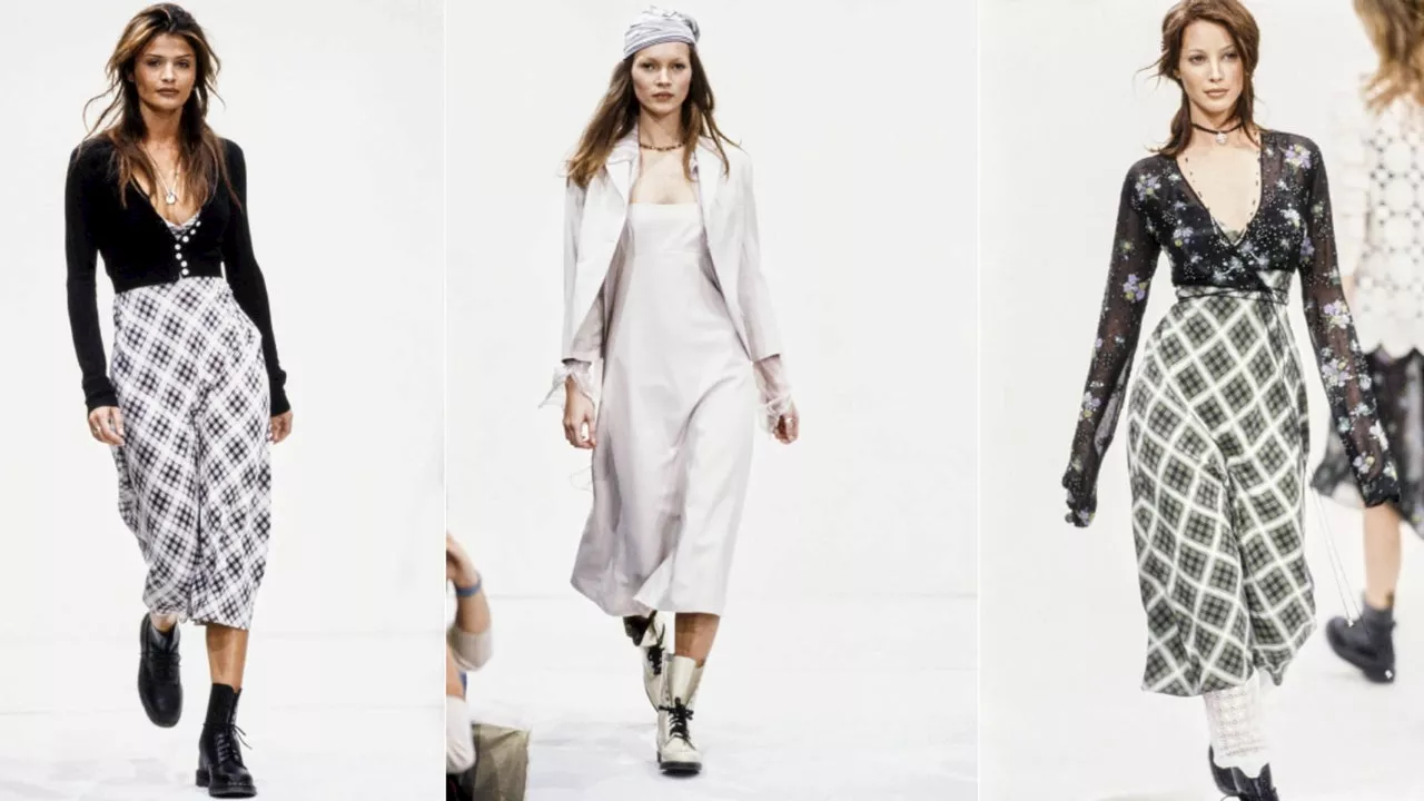 Inspiración para el otoño 2024: Combina botas combat con vestidos