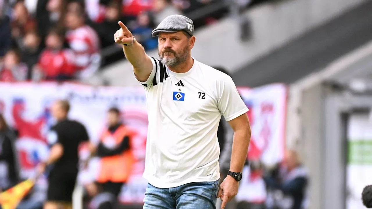 Hamburger SV: Trainer Steffen Baumgart hat drei Optionen nach Glatzel-Ausfall