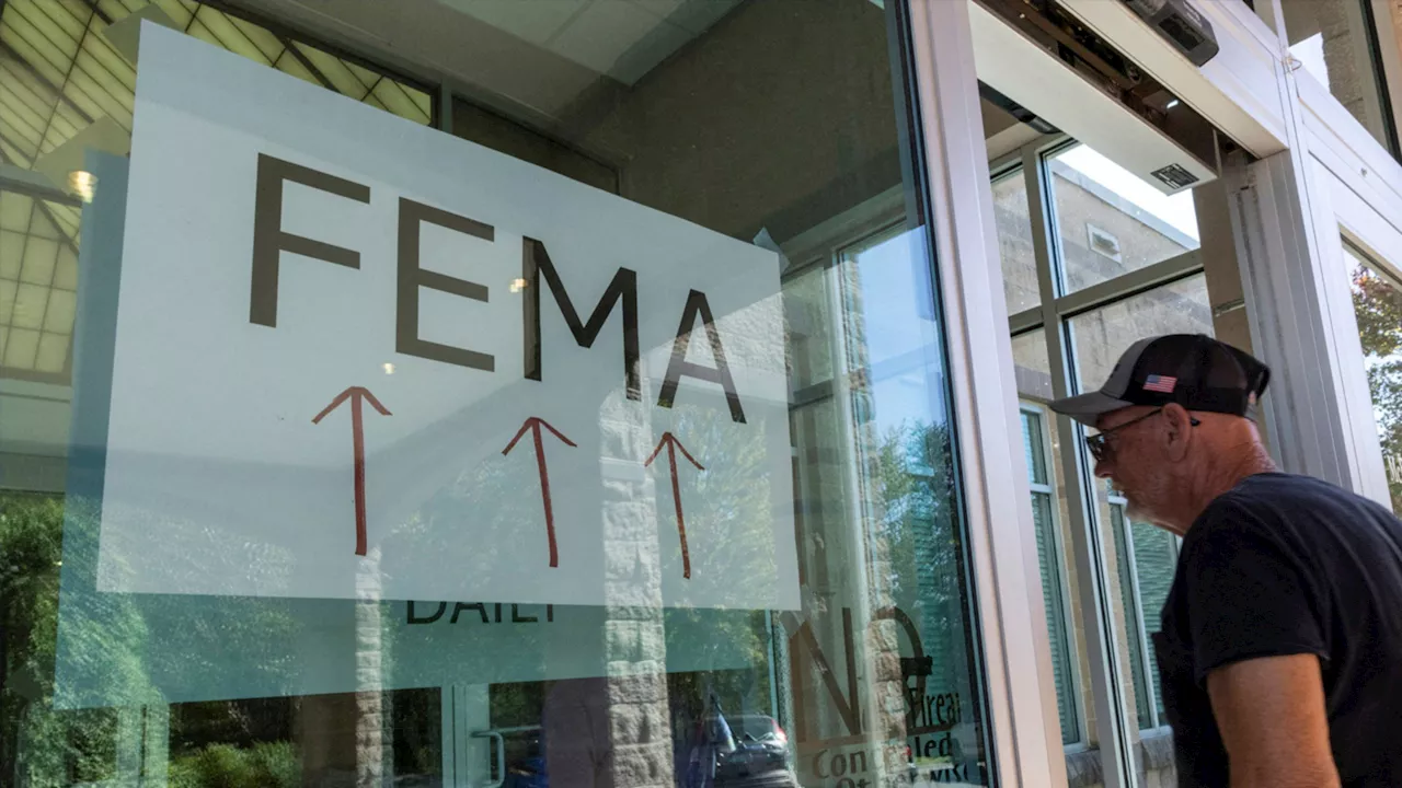 Some FEMA operations paused in North Carolina due to reports of 'armed militia' threats