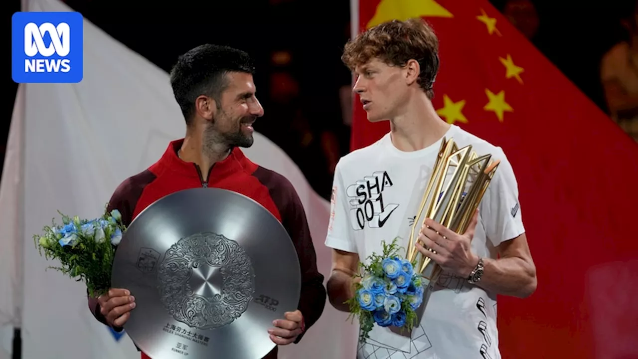 Jannik Sinner keeps Novak Djokovic from winning 100th trophy in Shanghai Masters final