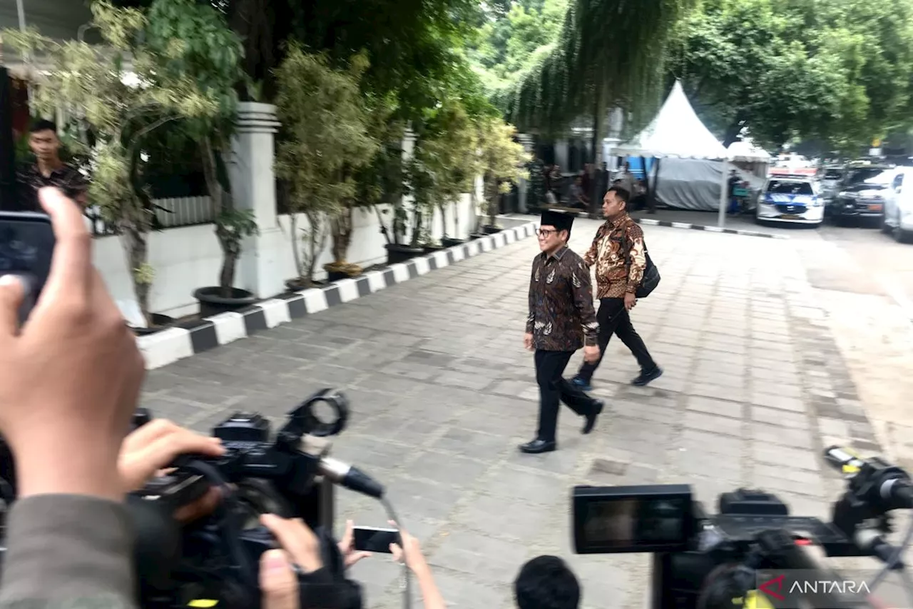 Cak Imin ikut sambangi Kertanegara menghadap Prabowo