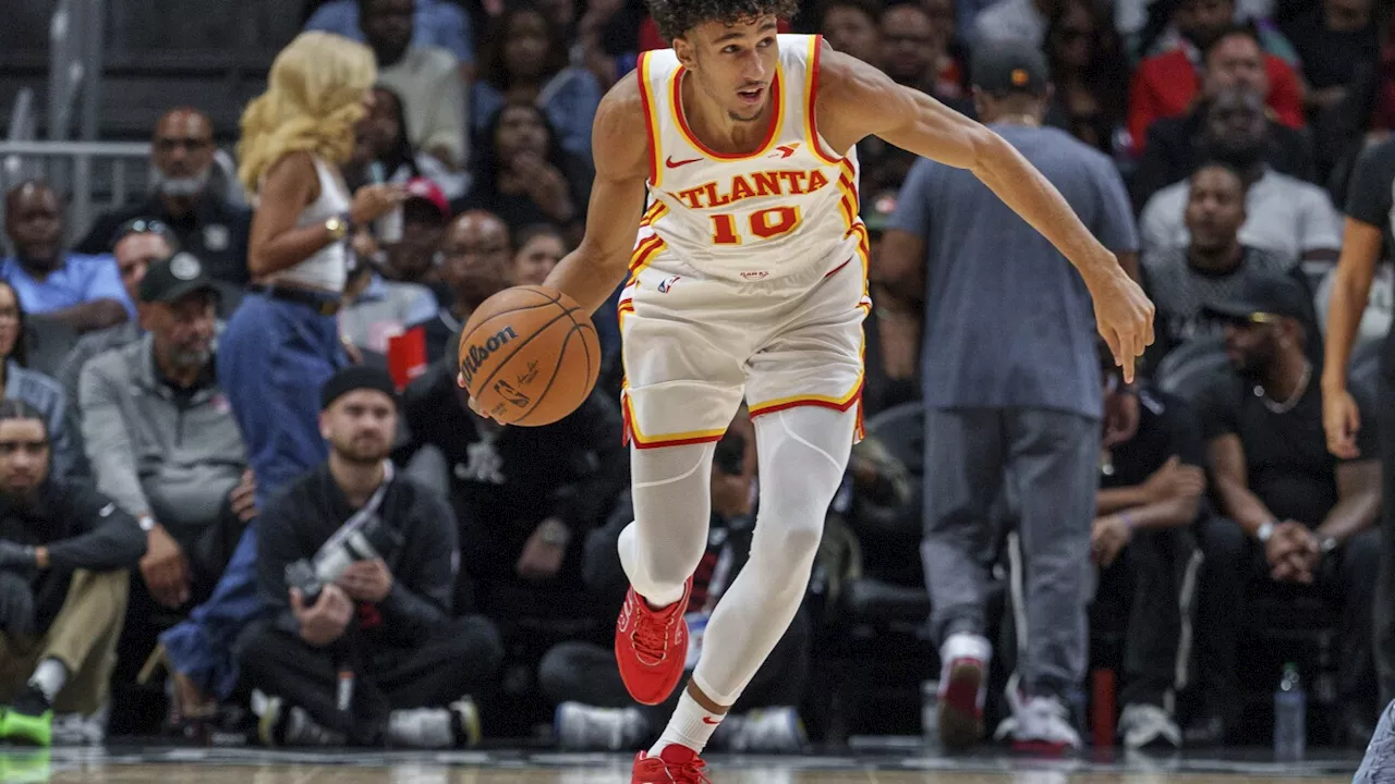 Rookie Zaccharie Risacher is key to Hawks' hopes for a playoff return with Trae Young still the star